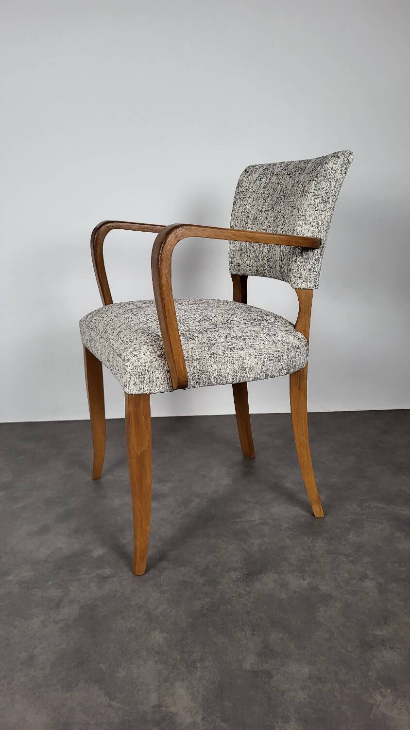 Light grey Art Deco armchair