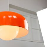 Big Space Age Pendant from Guzzini in Orange, 1970s
