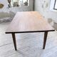 Farm table pitch pine 2 x 1 m from the 1950s