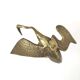 Vintage brass heron
