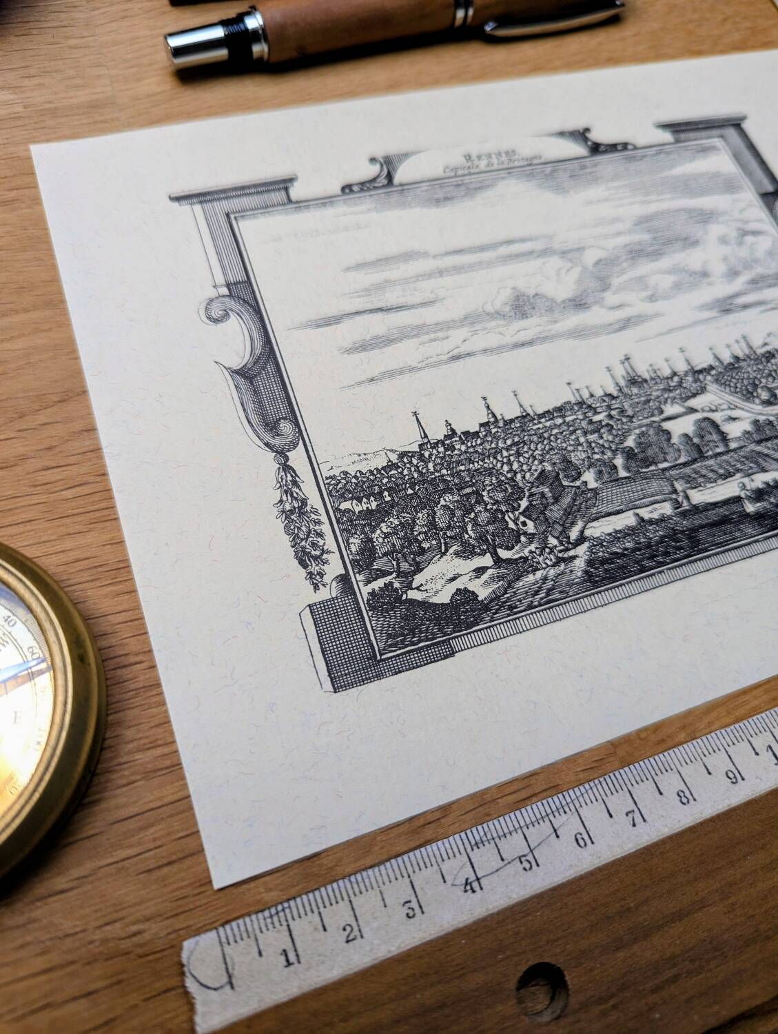 Printed in 1970, Rennes, Brittany.