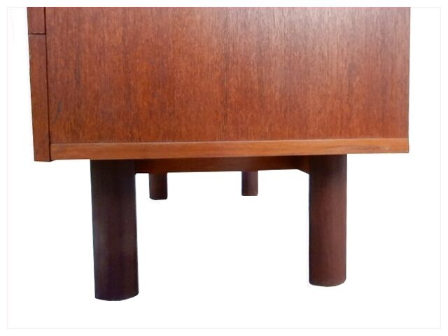 Coiffeuse commode scandinave en teck années 1960