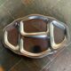 Vintage stainless steel large serving tray – meat & vegetable compartments