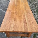 Large oak farm table