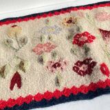 Tapis Rollakan décor de tulipes vintage