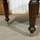 Victorian style oval mahogany table with 1 extension.