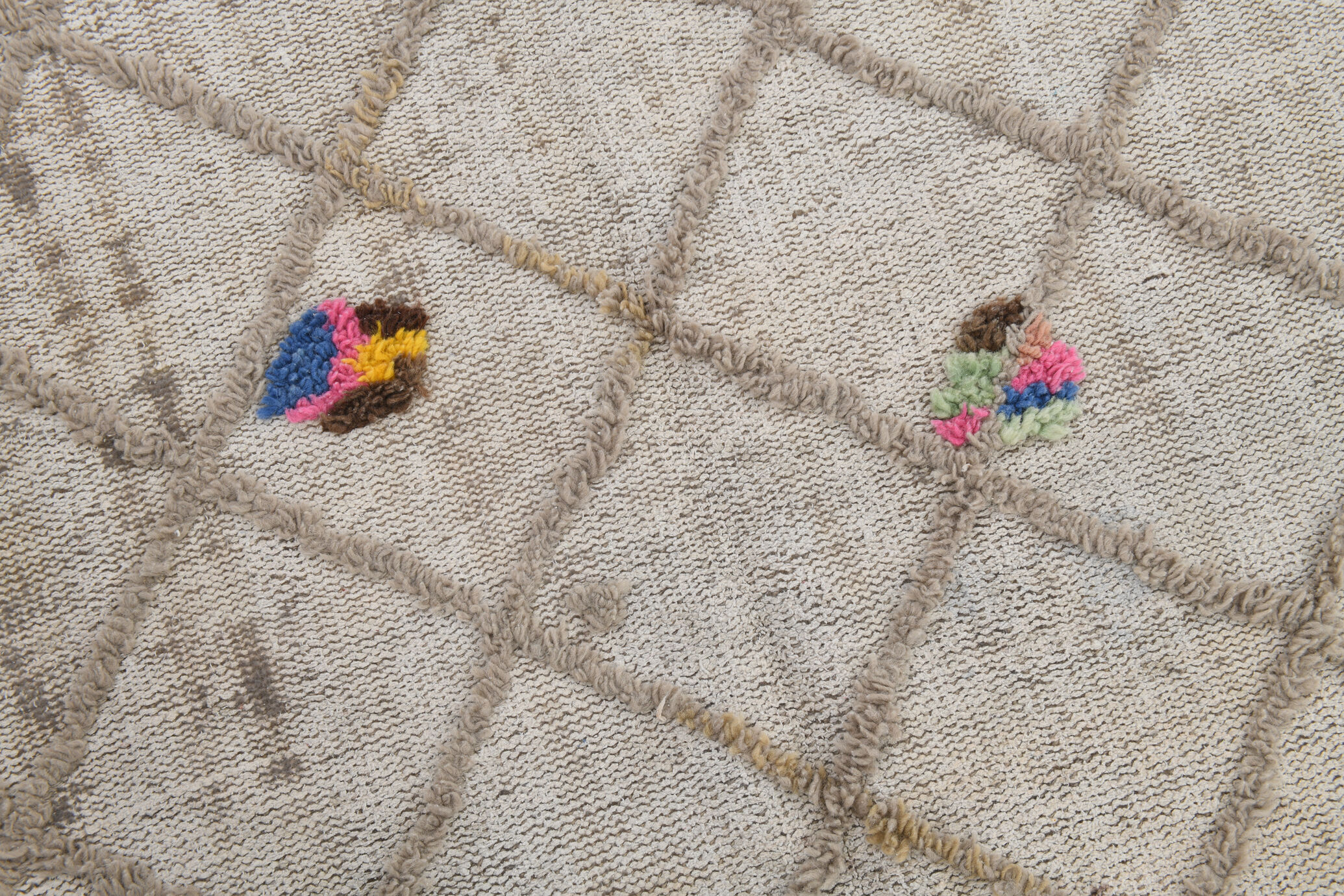 Scandinavian Wool Vintage Rug,286x172Cm