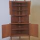Meuble d'angle en teck,  Vintage Scandinave 1960s