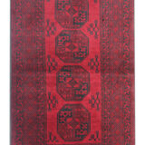Handwoven Red Rug Traditional Ziegler Carpet- 105x190cm