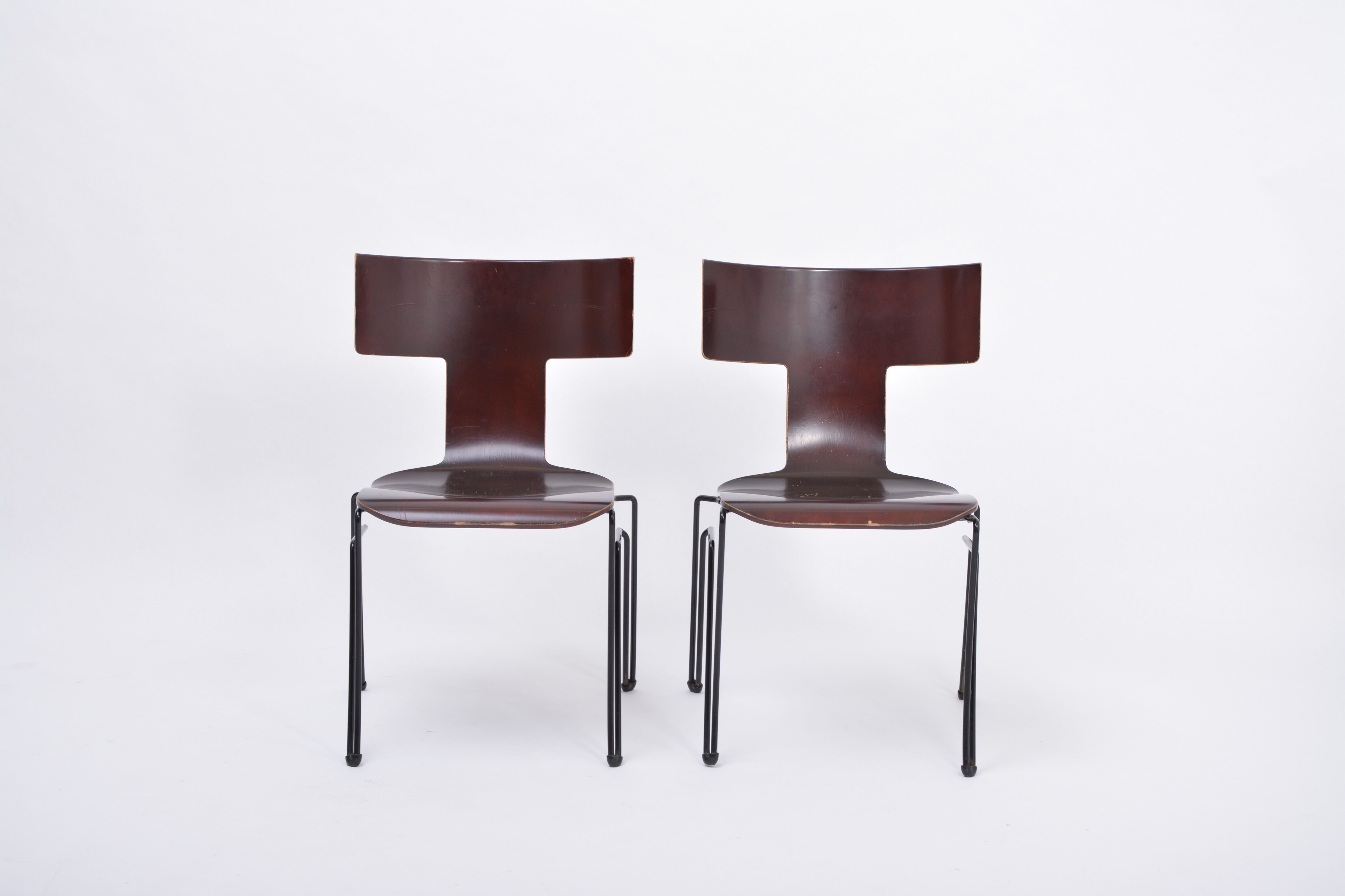 Pair of Vintage Anziano Dining Chairs by John Hutton for Donghia
