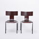 Paire de chaises de salle à manger Anziano Vintage par John Hutton pour Donghia