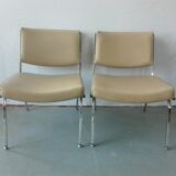 Pair of vintage low chairs