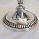 Silver metal candelabra