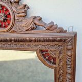 Breton trumeau wall mirror