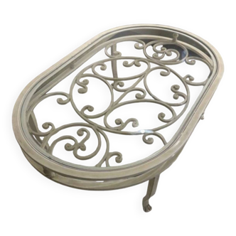 Roche Bobois glass coffee table