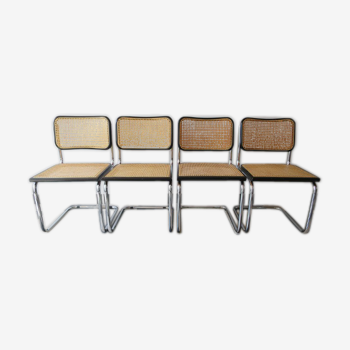 Set of 4 chairs by Marcel Breuer model Italian edition