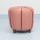Pink Art Deco Stool / Tabouret / Pouf / Ottoman, Vienna, Austria, 1930s