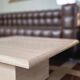 Roche Bobois table basse travertine