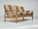1970s, Danish 3 seater sofa, original very good condition, wool, oak.