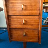 Mahogany writing desk 6 drawers 1960
