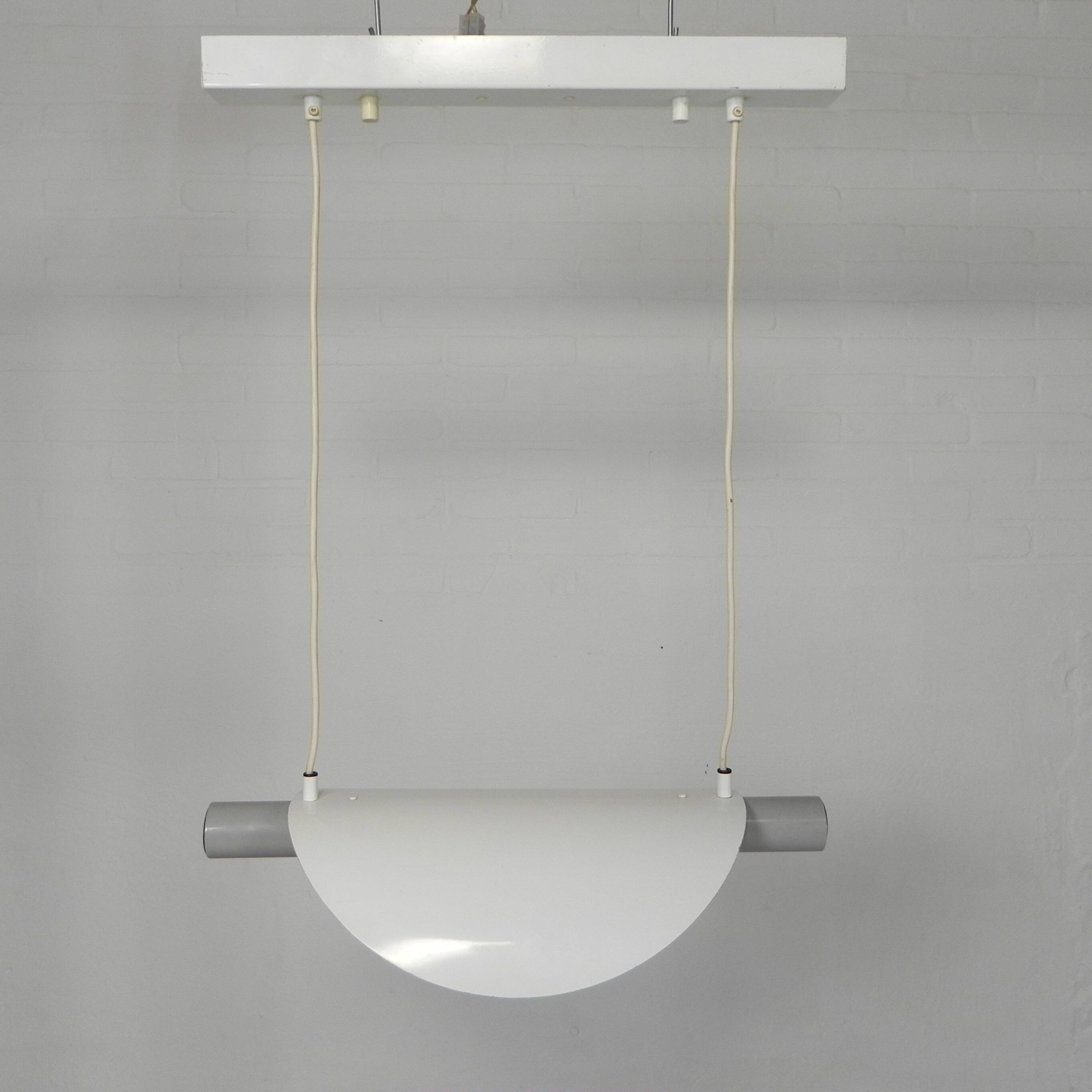 Rare Dijkstra pendant lamp with two wires, 1960s