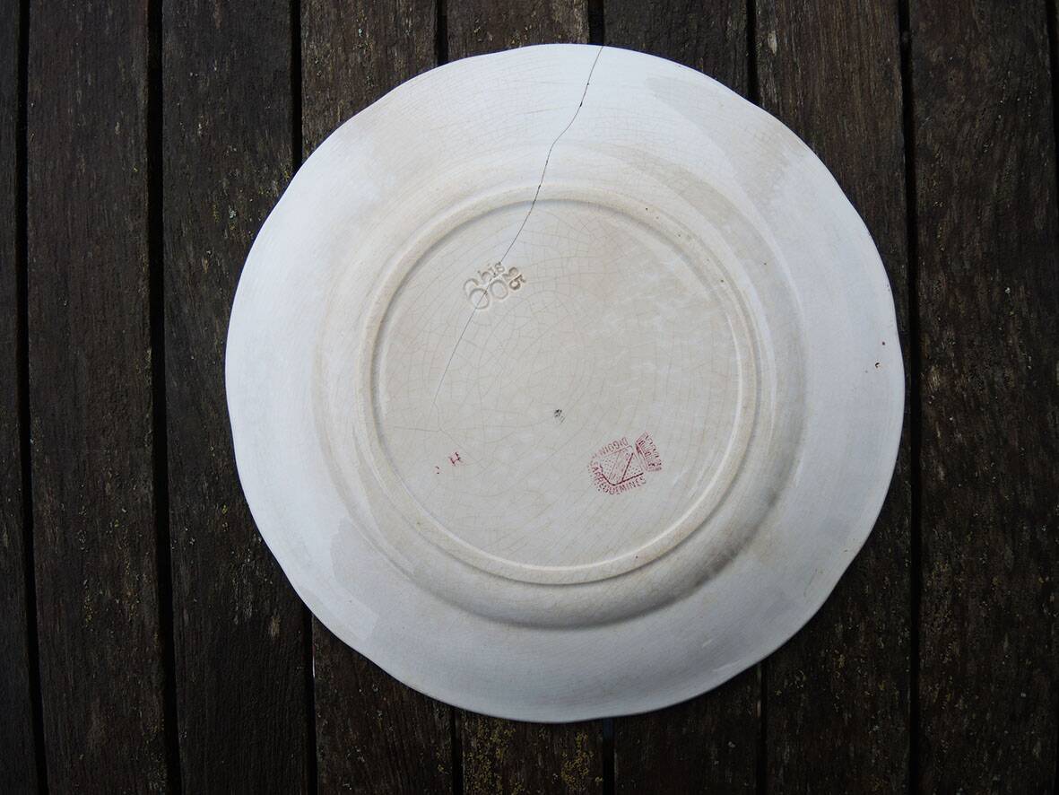 12 old talking plates from Sarreguemines – Discoverers & Inventors