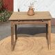 Table ancienne en chêne massif brut 4 personnes