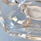Solid crystal centrepiece signed Daum France