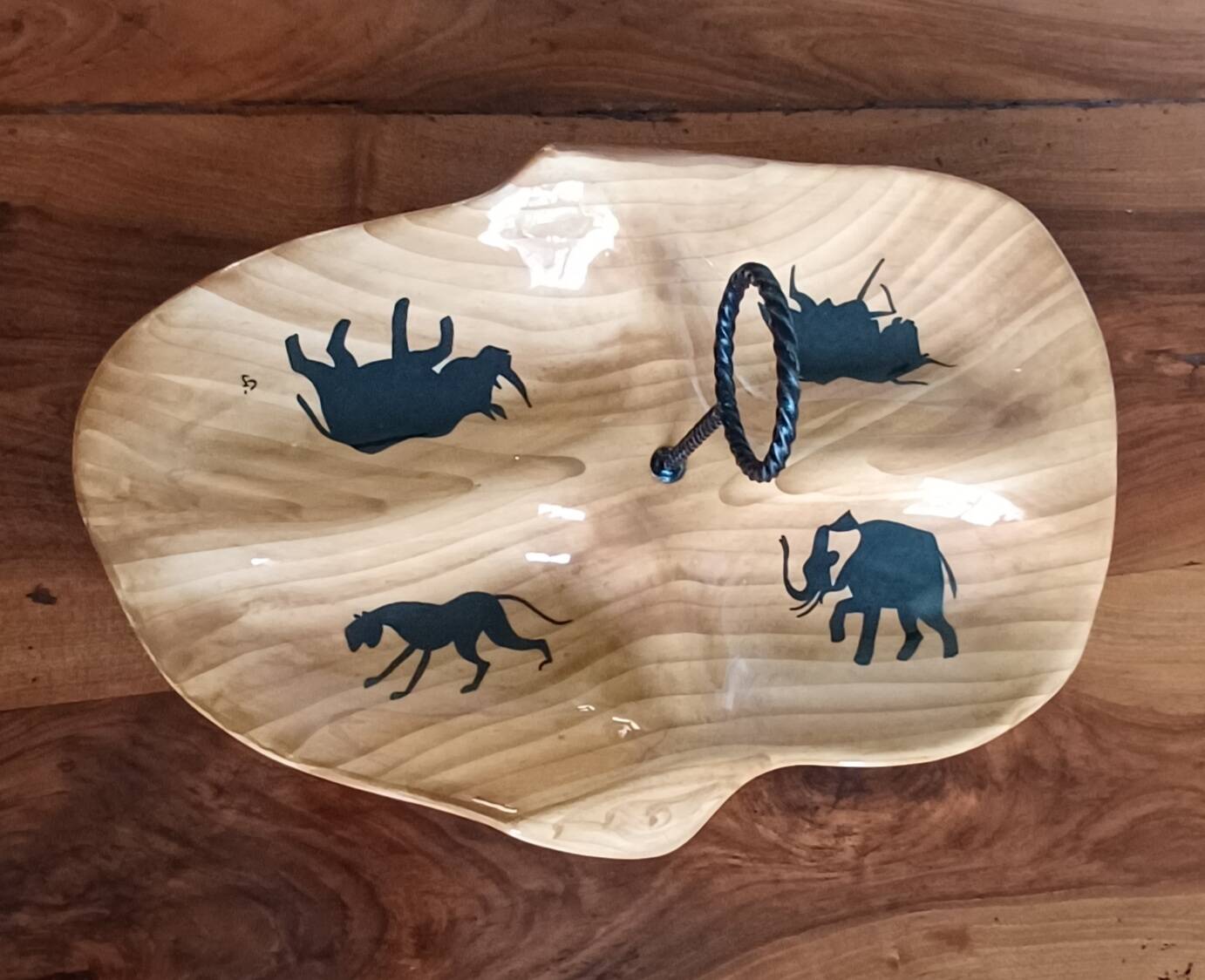 1/3  Grand plat Vallauris Grandjean Jourdan