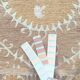 Vintage hand-embroidered tablecloth 139x144 cm