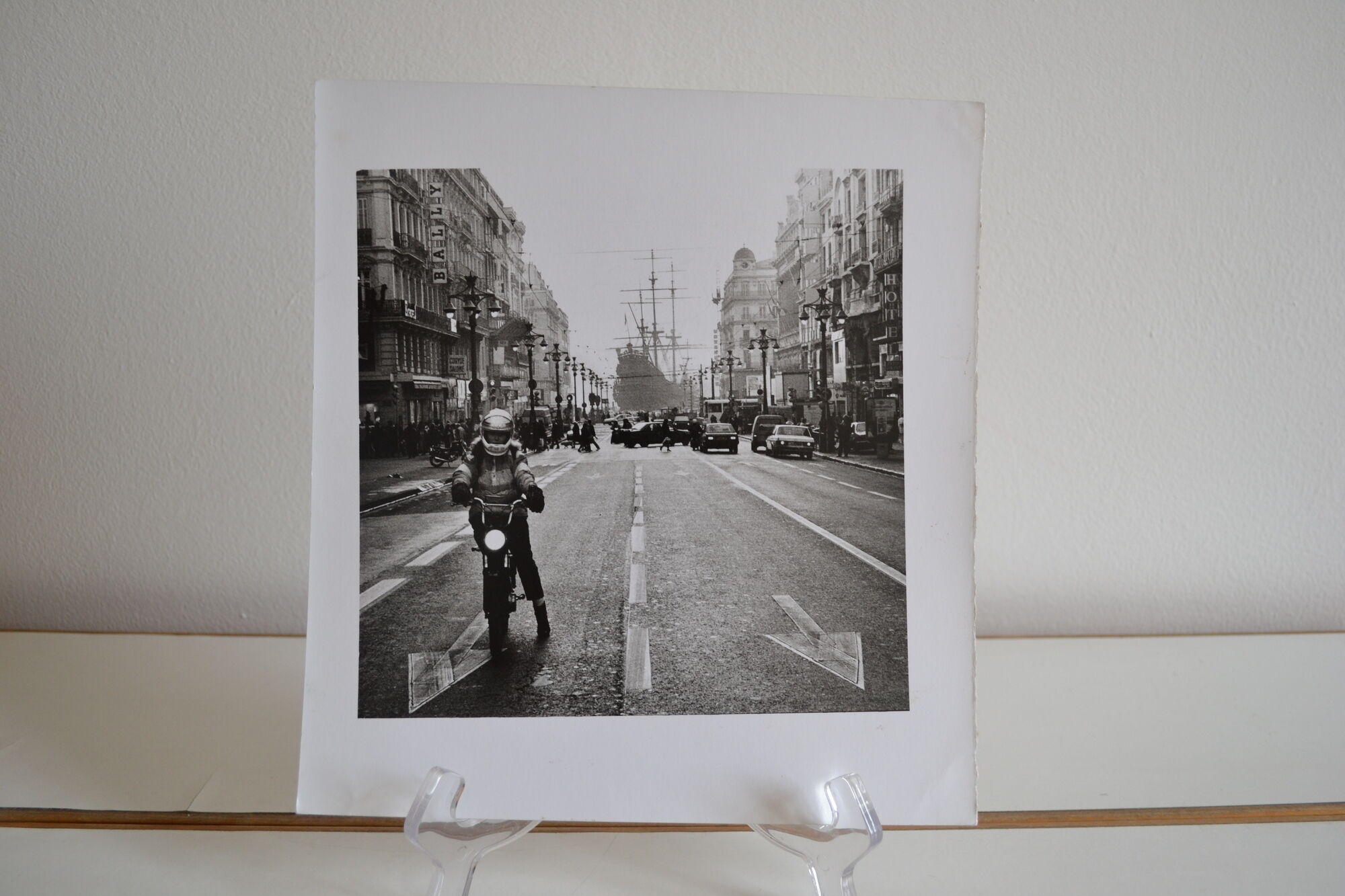 Anonymous silver photo marseille la canebiere and the old port circa 1970