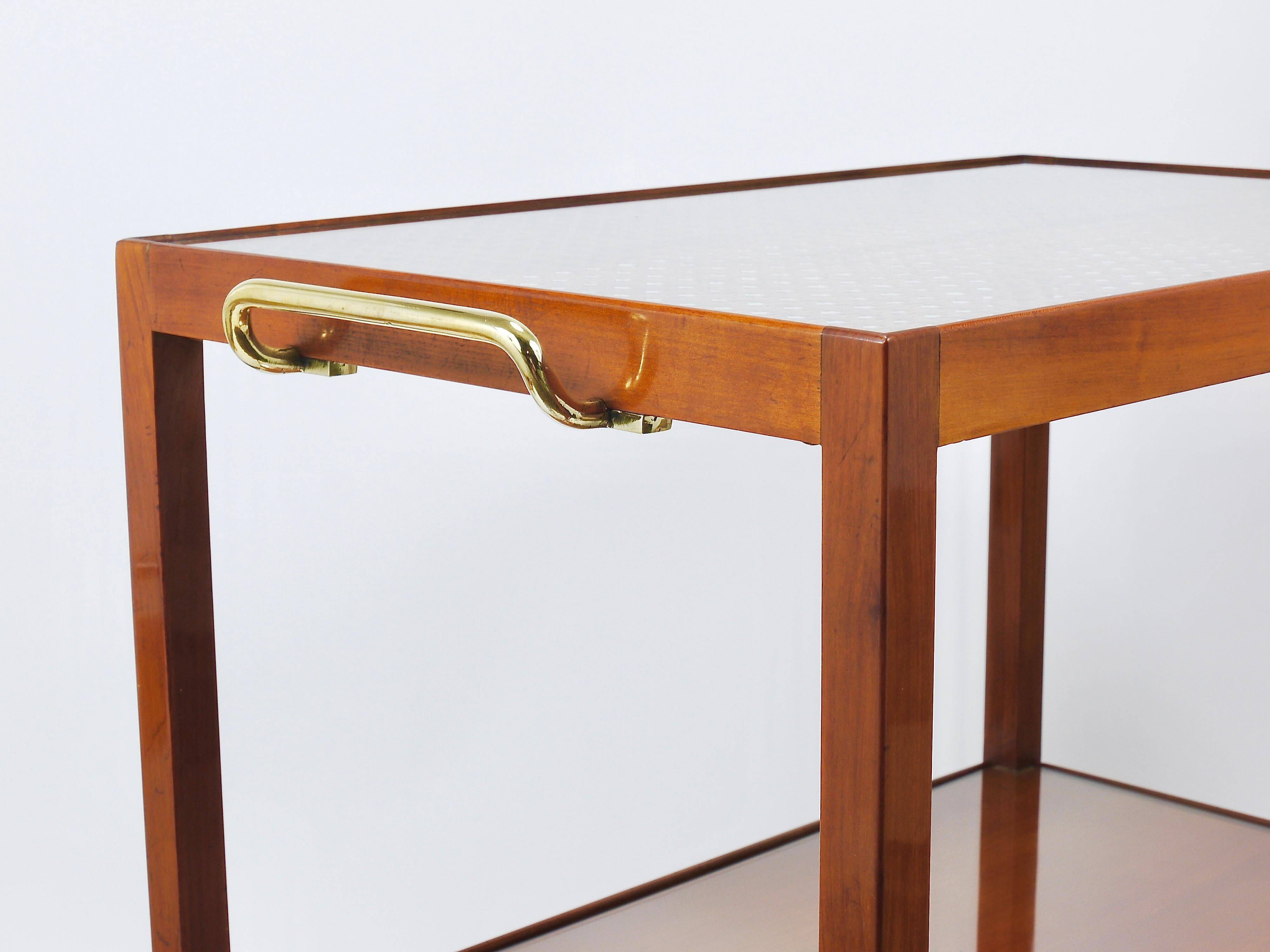 Julius Jirasek Werkstätte Hagenauer Bar Cart, Vienna, 1930s