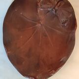 Old empty wooden pocket Art Nouveau butterfly décor