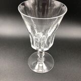 6 baccarat crystal wine glasses signed Polignac model