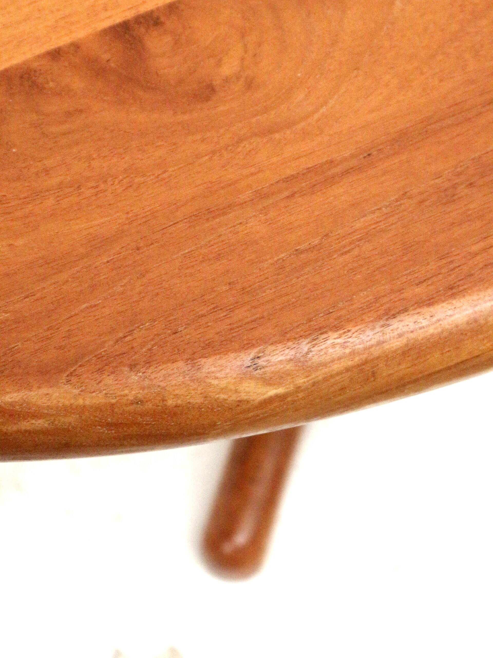 Vintage Danish design coffee table made of solid teak wood made in the 60s
