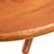 Vintage Danish design coffee table made of solid teak wood made in the 60s