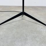 Tripod floor lamp 50s black metal