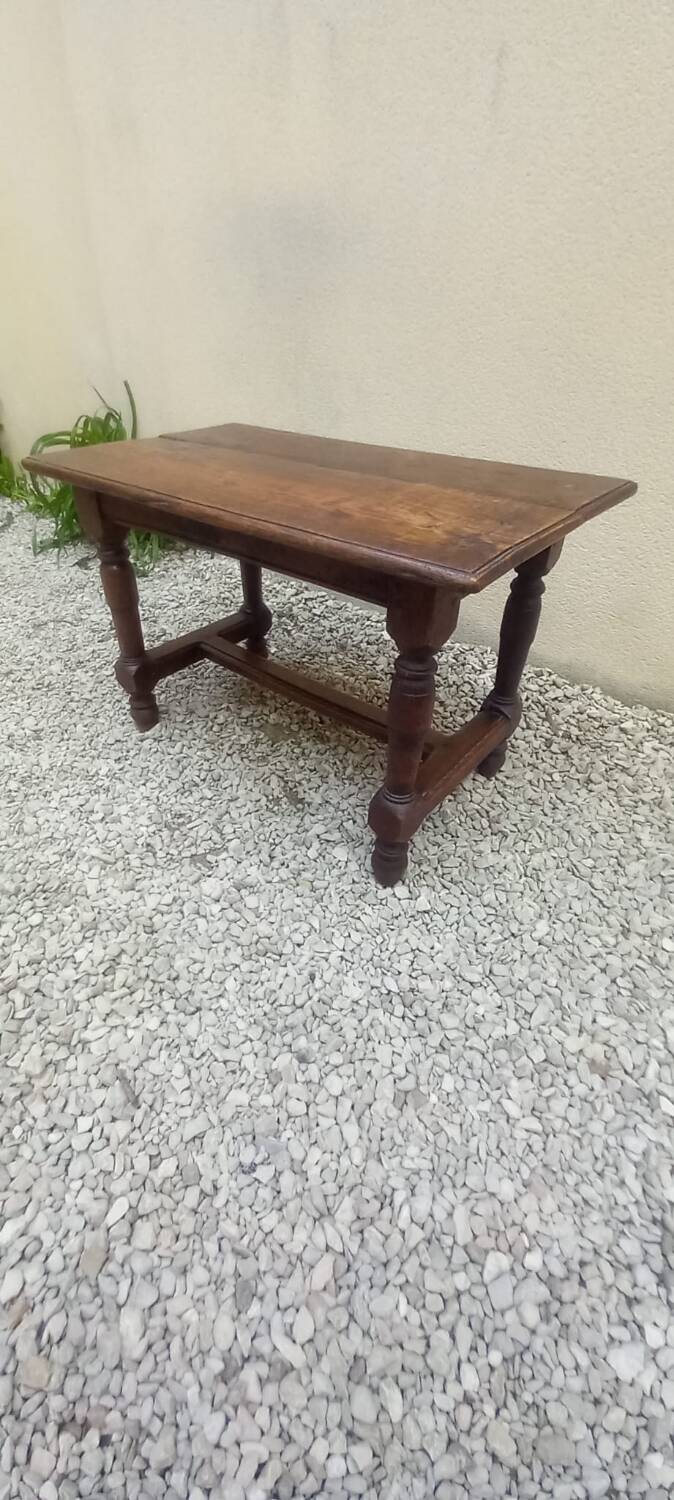 19th century oak coffee table