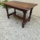 19th century oak coffee table