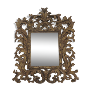 Miroir vintage biseaute - sculpte