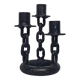 Candle holder chain in wrought iron 1960