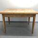 Table de ferme en bois brut