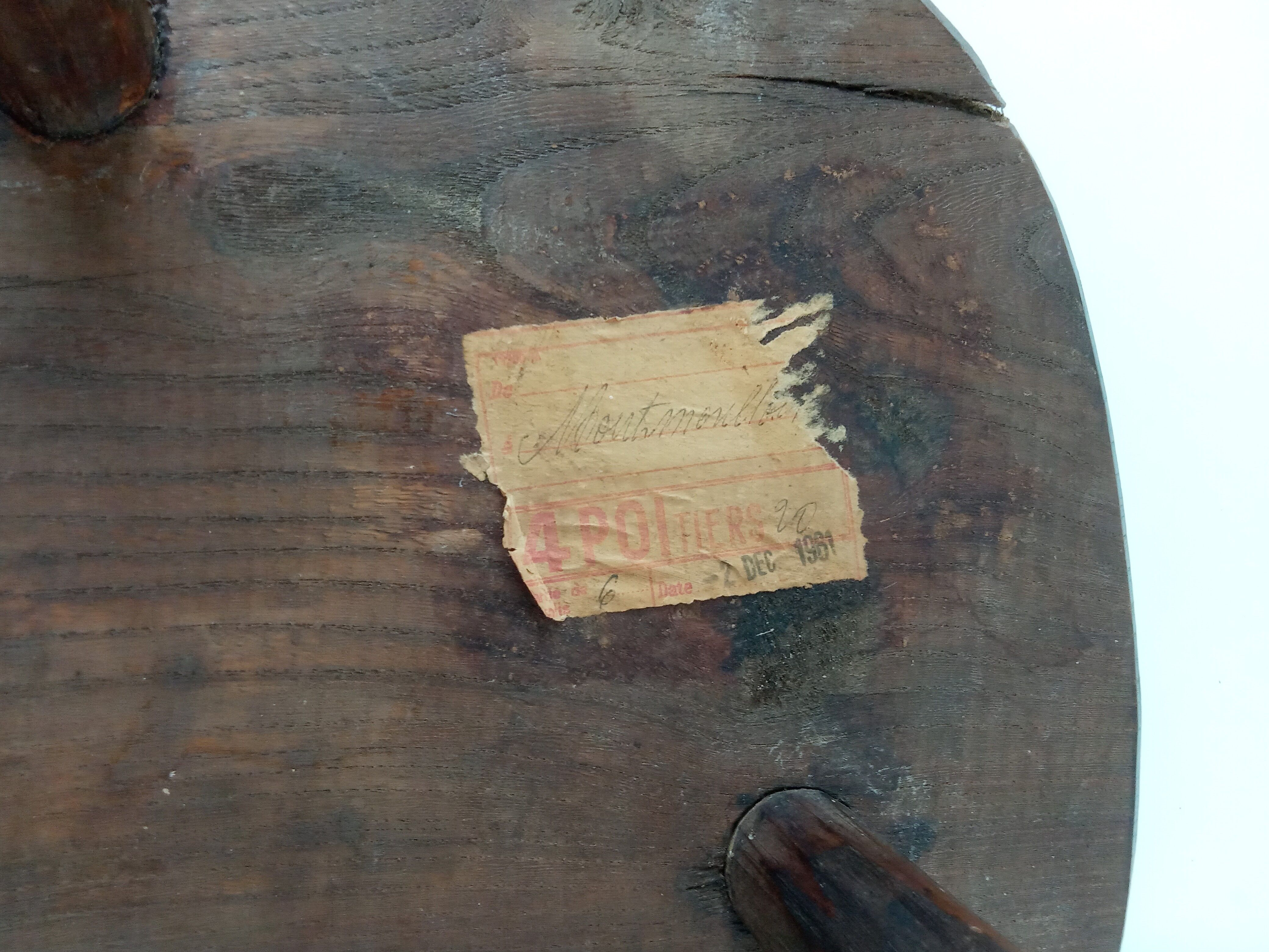 Pair of Brutalist Stools 1961