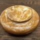 Vintage Orange Marble Ashtray Diameter 12 cm
