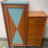 Asymmetrical cabinet