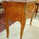 Very rare wig chest with a drawer in Louis XV style with marquetry.