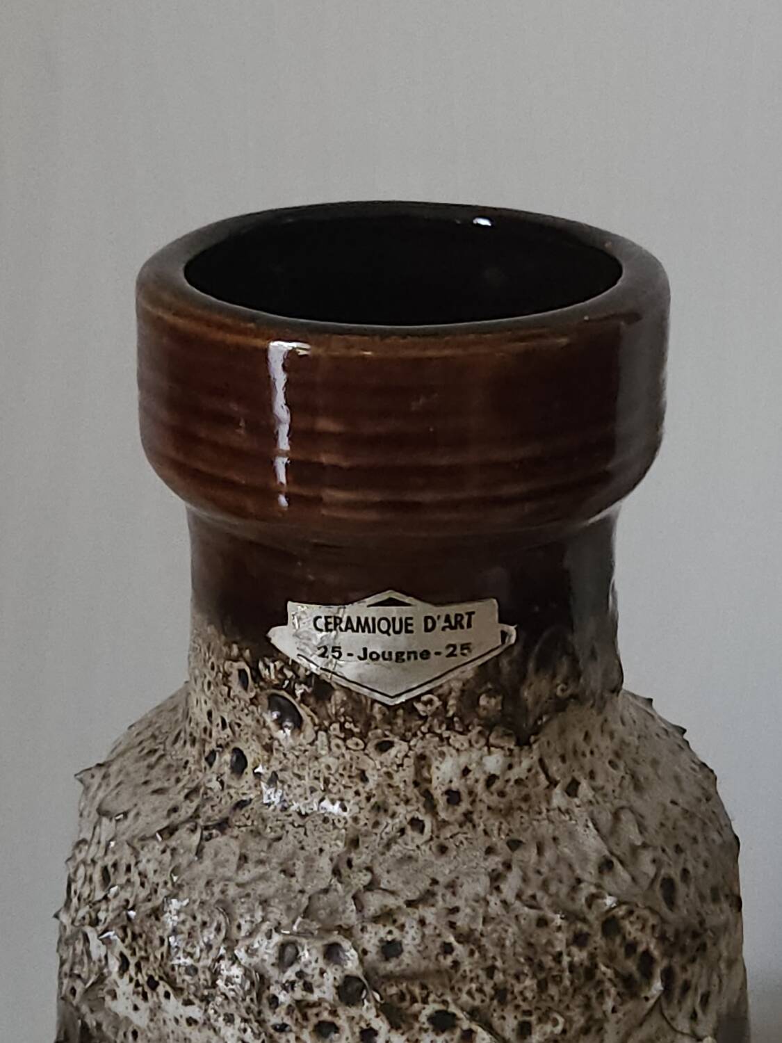 Vase céramique d' art vintage