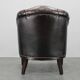 Vintage Leather Armchair, Czechoslovakia
