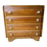 Commode vintage - poignées fleurs