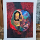 Collage Drawing Fernand Rolland crac Tremblay